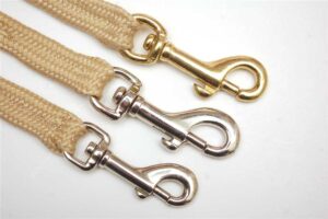 <br> Beige Webbing <br> Dog Lead