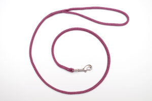 Zanylead <br> Fine Dog Lead <br> Aubergine