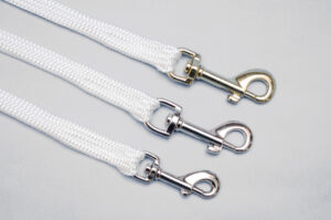 <br> White Webbing <br> Dog Lead
