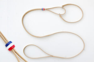 Beige <br> Fine Martingale with <br> Tri-Colour Slider