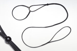 Black <br> Fine Martingale with <br> Black Round Slider