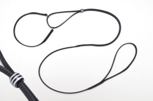 Black <br> Fine Martingale with <br> White/Black Slider